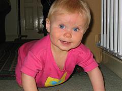 I can crawl!