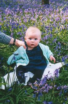 Frolicking in the bluebells