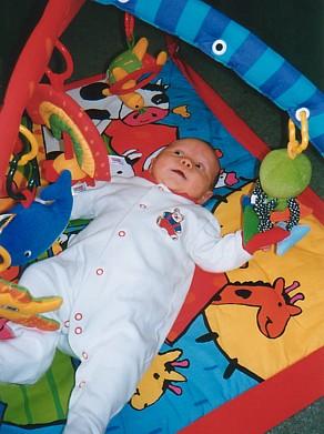 On the play mat